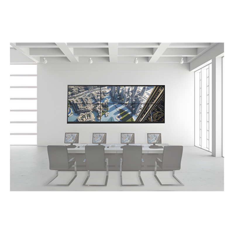 Kit Videowall 3X2 / Incluye 6 Pantallas de 55" / Decoder / Base de Piso / Accesorios de Instalación