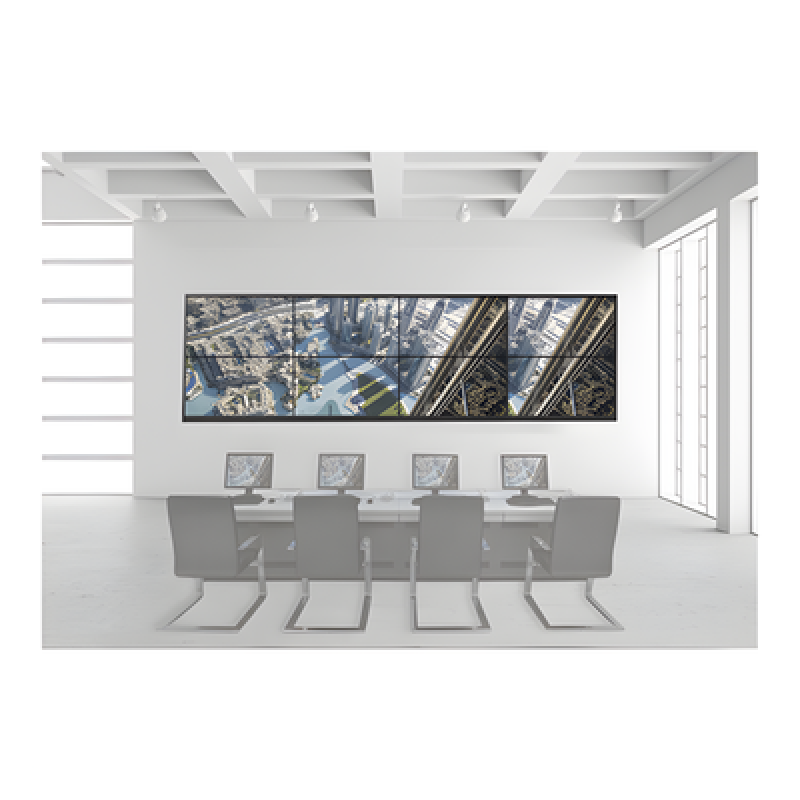 Kit Videowall 4x2 / Incluye 8 Pantallas de 55" / Decoder / Base de Pared