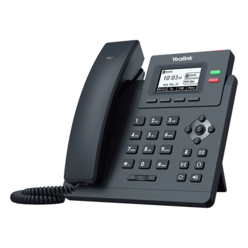 Teléfono IP Empresarial Yealink SIP T31P con 2 Líneas SIP y Conferencia de hasta 5 Participantes