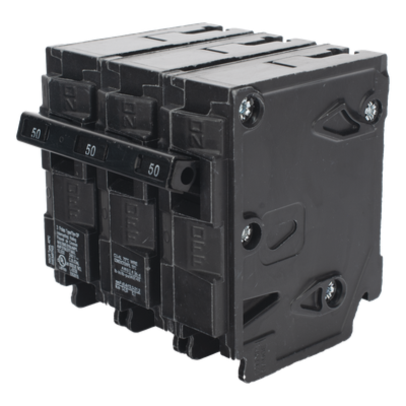 Interruptor automático enchufable tipo QP 3 polos, 50 amp