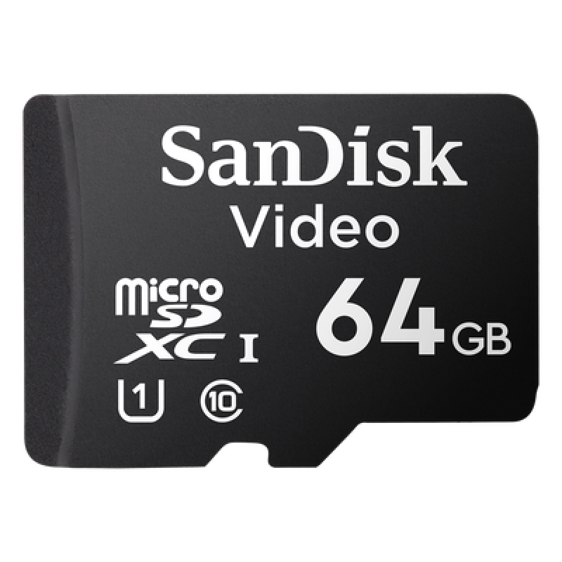 Memoria microSD / 64GB / Alta Resistencia / Videovigilancia / Clase 10 / -25°C a 85°C / 32 TBW