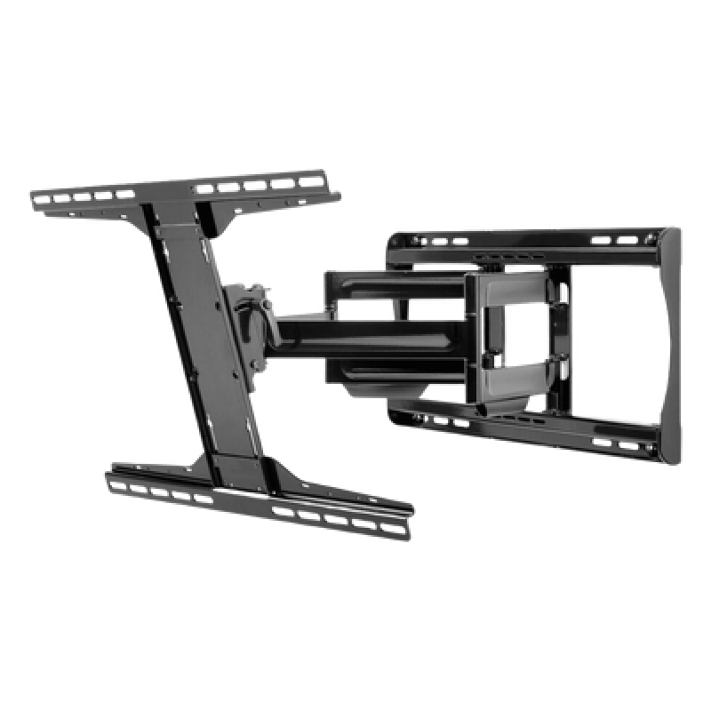 Soporte de Pared Articulado / Pantallas 39" a 90" / Extensión 542 mm / Capacidad 68 kg / VESA 200x100 a 600x400 mm / Inclinación +15°/-5° / Pivote ±90°