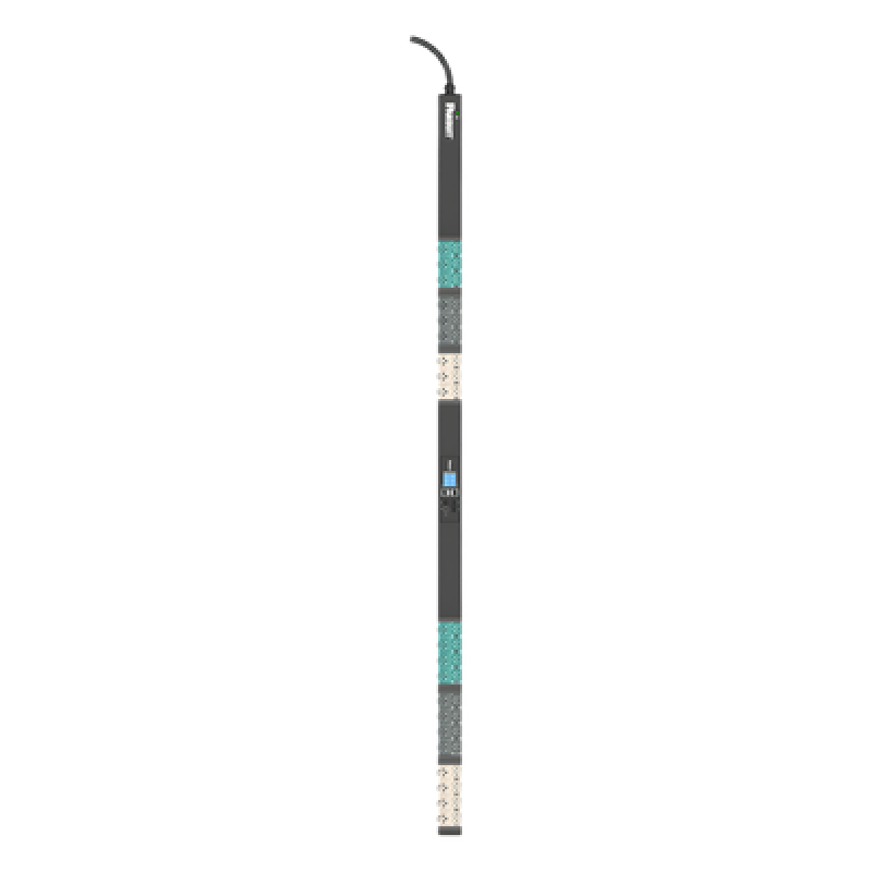 PDU Inteligente Monitoreable EL2P para Distribución de Energía, Enchufe de Entrada IEC 60309 3P+N+E 6h 16A (IP44), 21 Salidas C13/C15 y 21 C13/C15/C19/C21, de Instalación Vertical, 230 Vca, 16 Amp