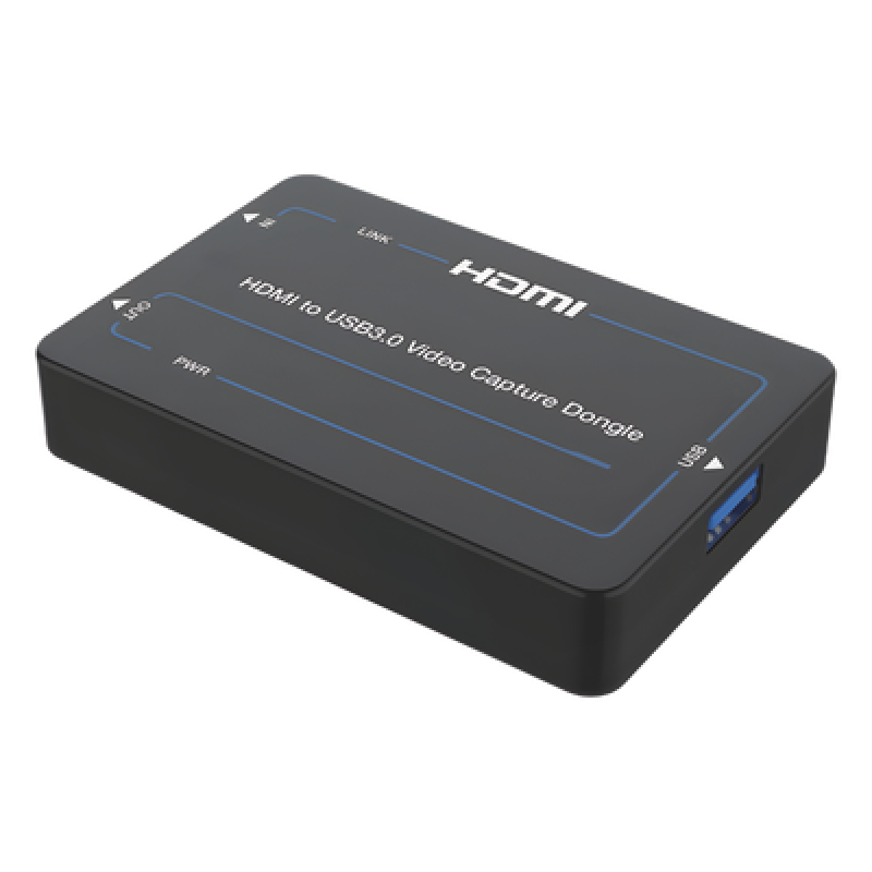 Adaptador de Captura de Video HDMI a USB 3.0 | 4K60 HDMI Entrada | 1080p60 USB Salida | HDCP 2.2 | 18 Gbps Ancho de Banda | Plug and Play | Compatible Windows Linux macOS