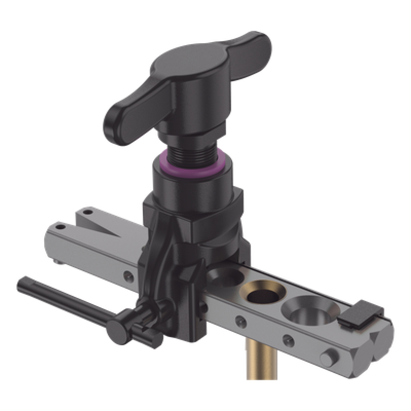 Herramienta de Abocardado Cónico Excéntrico HFT6 / Para Tubos 1/4" a 3/4" / Mango Giratorio Cómodo / Cuerpo de Aluminio / Calibrador Lateral / Abocardado Preciso / Ligera 0.93 kg
