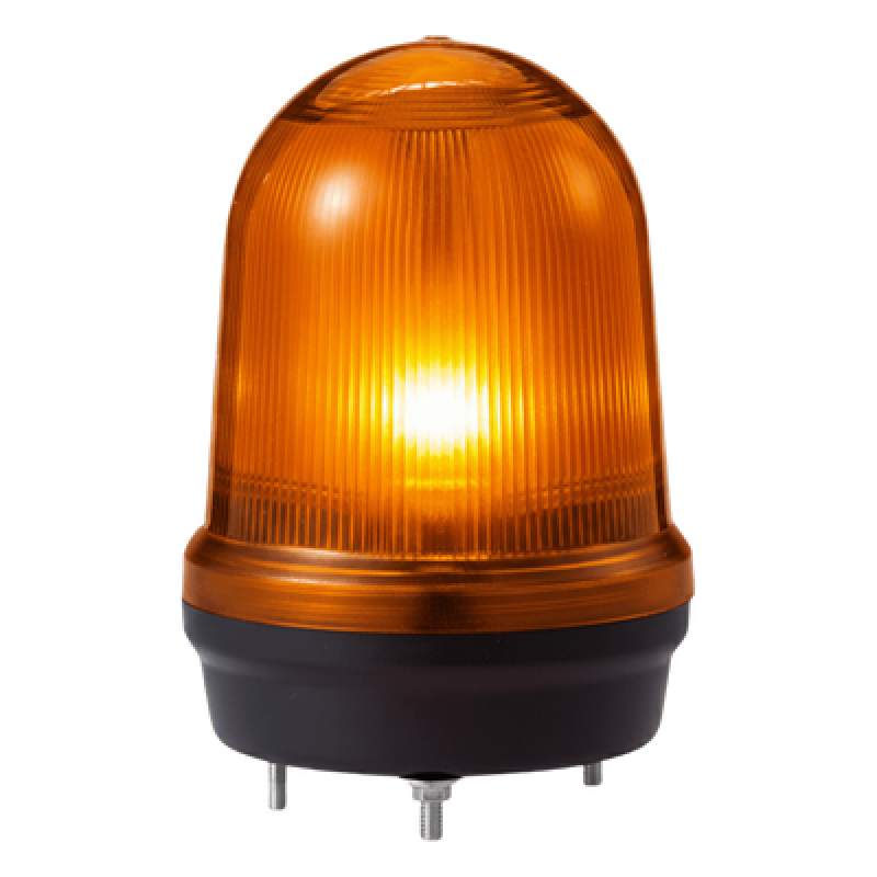 Señalizador LED Industrial / 4 Modos de Luz / Ámbar / 110-220 VCA / IP65 / -30 °C a +50 °C