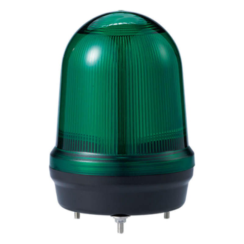 Señalizador LED Industrial / 4 Modos de Luz / 110-220 VCA / Verde / IP65 / -30°C a +50°C