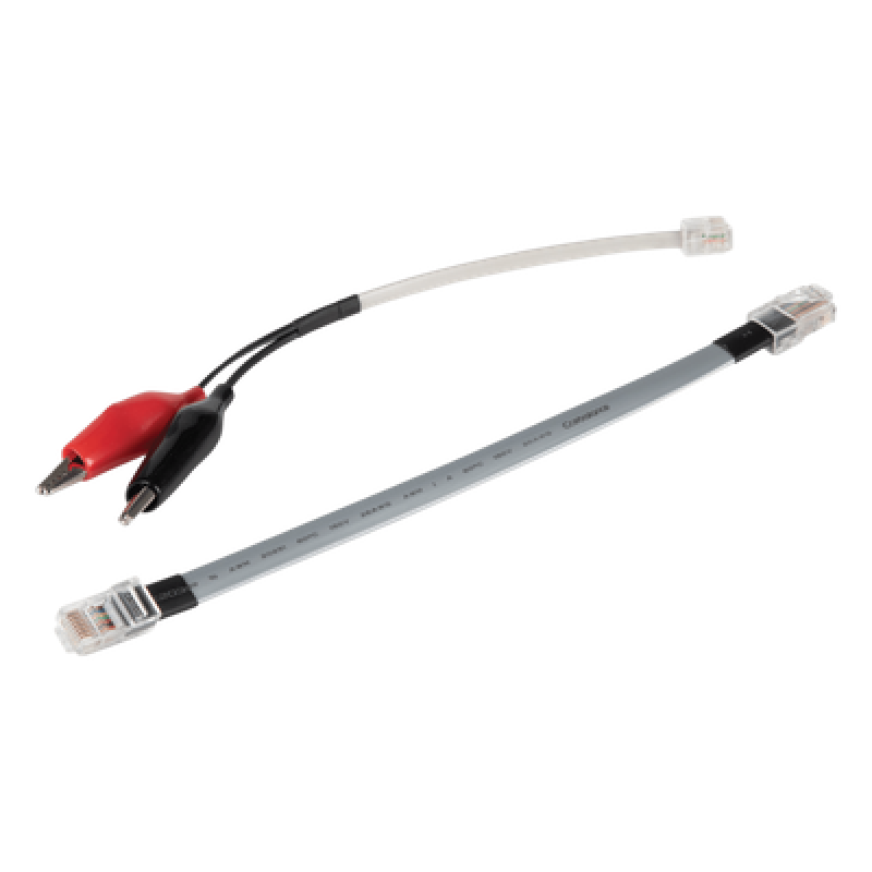 Cables de Prueba de Repuesto / RJ11 a Pinza Cocodrilo / RJ45 a RJ45 / 15.2 cm (6'') / Kit Tone & Probe