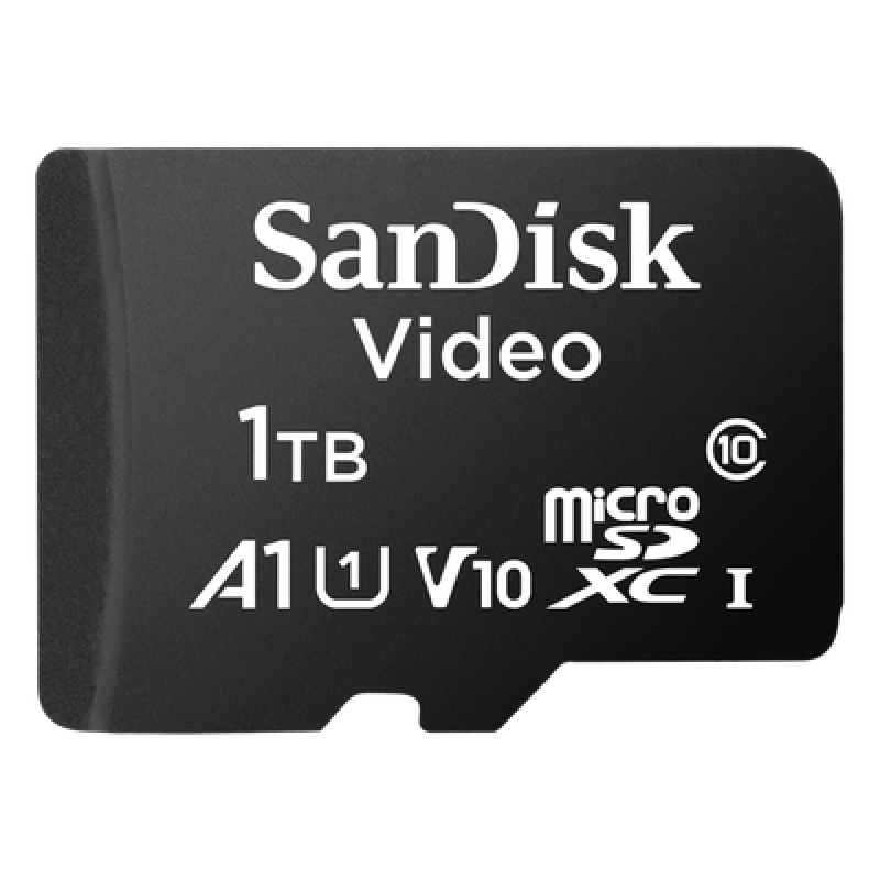 Memoria microSD / 1TB (1024GB) / Alta Resistencia / Videovigilancia 24/7 / Clase 10 / -25°C a 85°C / 3.28 pies
