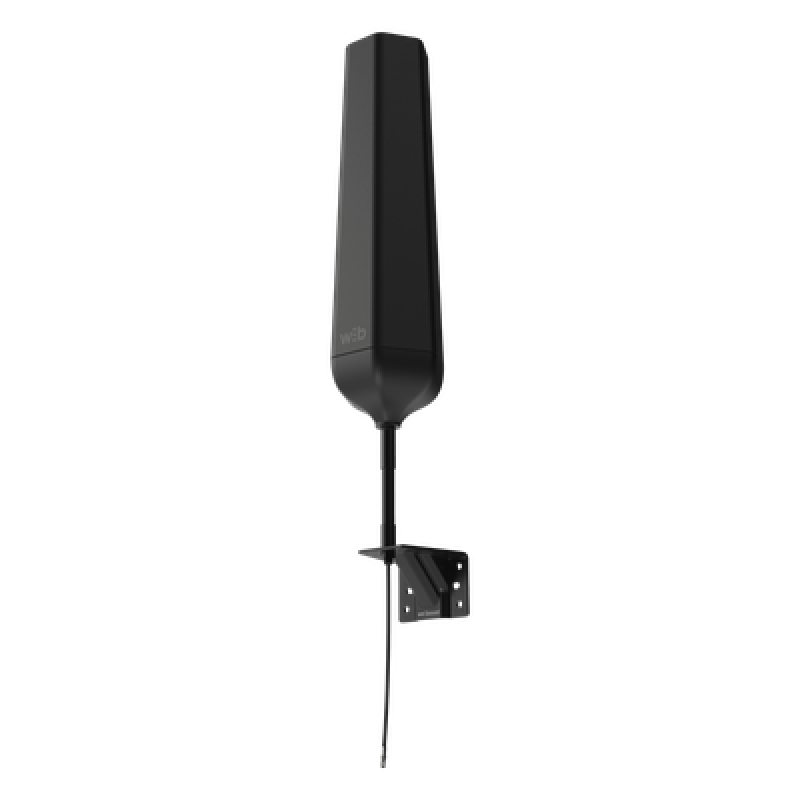 Antena Hexagonal Exterior HEX 360 / 617-894 MHz 6.0 dBi / 1000-1710 MHz 7.5 dBi / 1710-2200 MHz 7.0 dBi / Omnidireccional / Compatible Todas Operadoras Norteamericanas / Material ASA IP67 / VSWR <2.5:1 / Potencia Máxima 10W / Incluye Montaje de