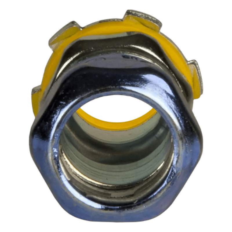 Conector de Compresión Hermético de Acero Galvanizado para Pared Delgada de 1 1/4" .