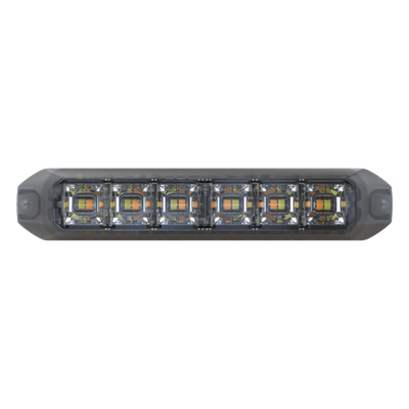 Luz Auxiliar Moldeable / 12 LED Dual Color Rojo/Claro / IP67 / Flexión 120° / Certificación SAE y ECE