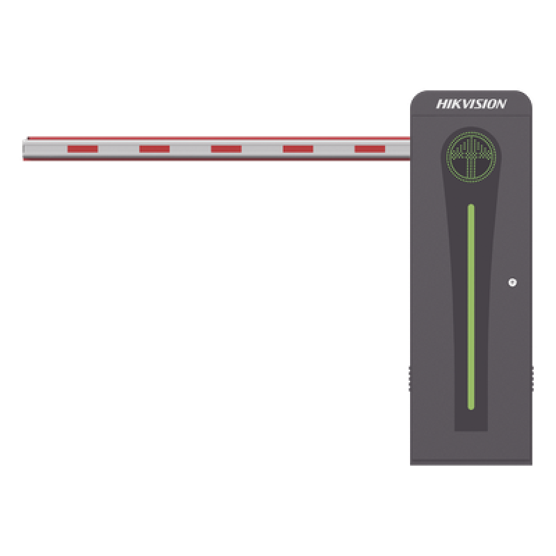 Barrera Vehicular con Brazo Iluminado Led 4 mts INCLUIDO / Izquierda / Alto Desempeño / Brushless / Semáforo Rojo-Verde en Gabinete / Incluye 2 Controles Remotos