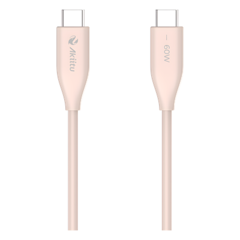 Cable de Carga USB-C a C / 240W / GaN / 1.5 m (4.92 ft) / Transferencia 480 Mbps / Silicona Anti-Enredos / Aluminio Anodizado