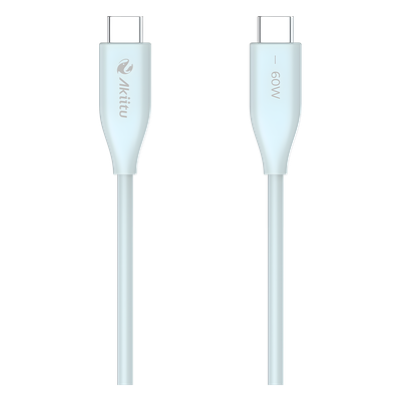Cable de Carga USB-C a C / 1 m (3.28 ft) / Tecnología GaN 240W / Transferencia 480 Mbps / Silicona No Tóxica / Aluminio Anodizado