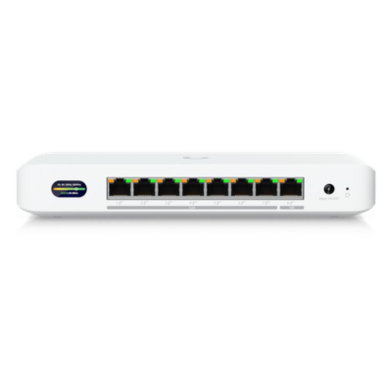 UniFi Device Bridge Switch (UDB-Switch) – Switch PoE+ Compacto con Puertos Multi-Gig (1 x 10 GbE y 7 x 2.5 GbE) y Enlace Inalámbrico WiFi 7 Integrado