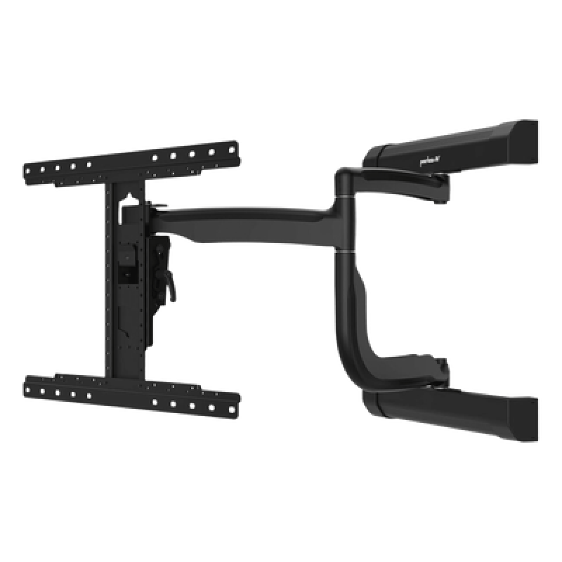 Soporte Mural Articulado / Extensión 30.5" (774mm) / Retracción 3.0" (76mm) / VESA 200x100 a 600x400mm / Pivote ±90° / Carga 150 lb (68kg)