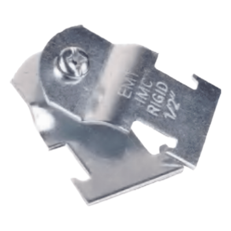 Abrazadera Unicanal / 1 1/4" (32 mm) / Galvanizada / Espesor 1.5 mm / Diámetro Exterior 42.1 mm