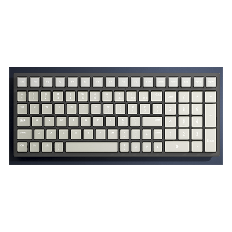 Teclado Comercial 89 Teclas / Diseño Chiclet / 16 Teclas Personalizables / IP55 / USB Tipo-C / Compatibilidad Multi-Sistema