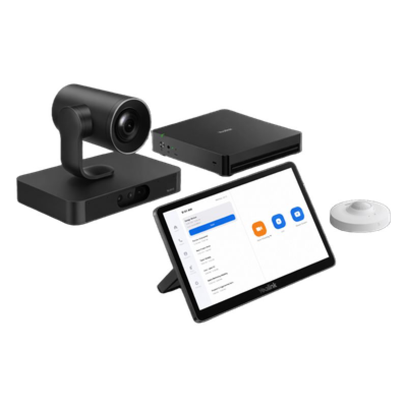 Sistema de Videoconferencia Yealink ZVC-S80-C5U-000 para Zoom Rooms con Tecnología de IA Colaborativa y Cámaras Dual 4K