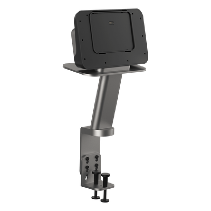 Soporte Fijo para Mesa / Tablet SUNMI CPad / Quick Lock / Doble Seguro / Giro 180° / Ocultamiento de Cables / Indicador Luminoso / Banco de Energía 160x81x28 mm