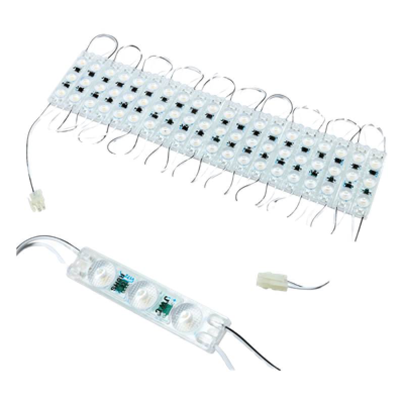 Cadena con 20 Módulos LED Individuales / Resistente a Intemperie / 4500 Lúmenes / 110V / Luz Cálida 2 700 K / Conectados en Serie / No Requiere Transformador.