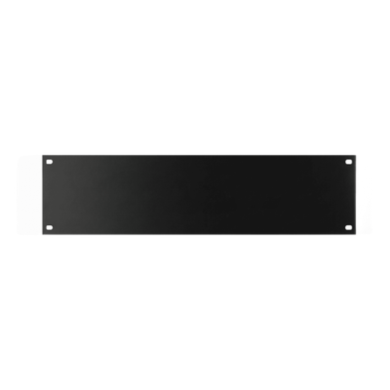 Tapa Ciega para Rack / 2 UR / Acero 2.66 mm / 3.47 x 19.00 x 0.11 in / Negro