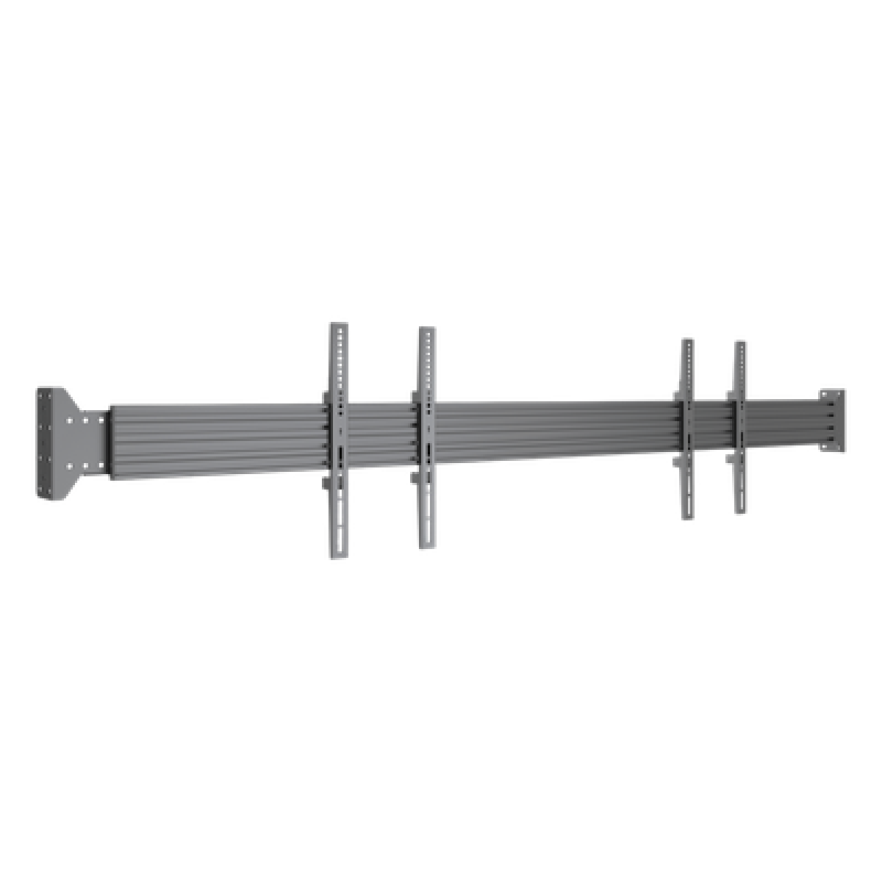 Sistema de Montaje en Pared / Rieles 2000 mm (78.7 in) / Estructura Modular / Soporte Ajustable / Incluye Herramientas y Tornillería Completa