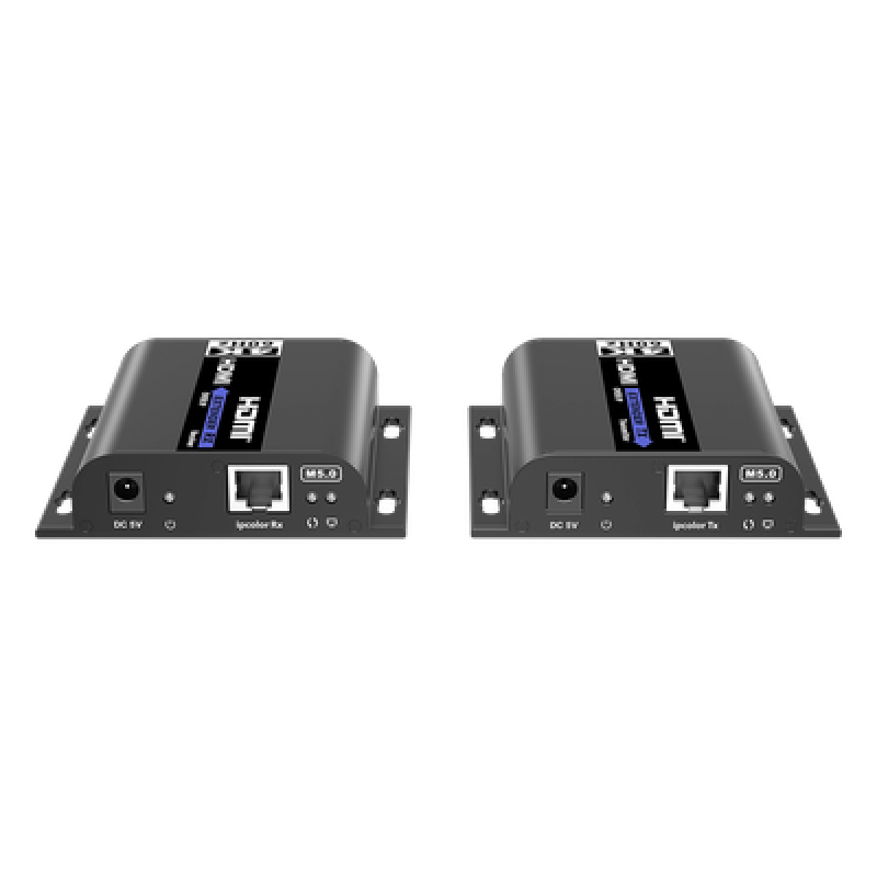 Extensor HDMI sobre IP / 4K@60Hz / Alcance 120 m (393.7 ft) / HDMI 2.0 / HDCP 2.2 / 18 Gbps / Matriz 256x256