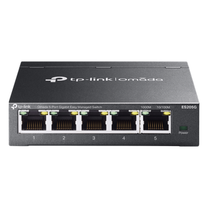 Switch Gestionado SDN / 5 Puertos Gigabit / 10 Gbps Capacidad Switching / 7.4 Mpps Forwarding Rate / Fanless / VLAN 802.1Q / QoS 8 Colas