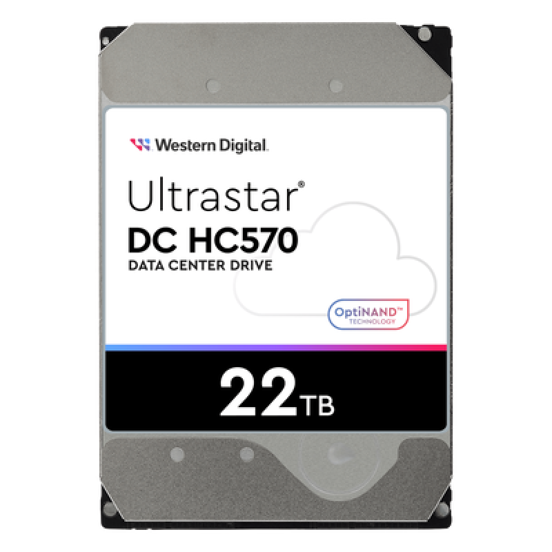 Disco Duro Data Center / 22 TB / 7200 RPM / SATA 6 Gb/s - SAS 12 Gb/s / HelioSeal / OptiNAND / 512 MB Buffer / 2.5M Horas MTBF
