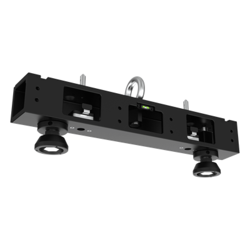 Barra Colgante LED / Instalación Dual Piso y Colgante / Altura Colgado 10 m (32.8 ft) / Altura Apilado 5 m (16.4 ft) / Aleación de Aluminio / Negro