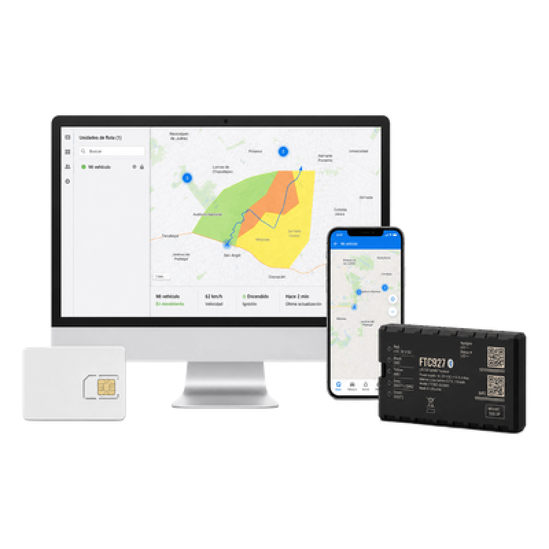 Rastreador GPS Vehicular / 4G LTE Cat 1 / GNSS 41 Satélites / Dead Reckoning / Bluetooth 5.4 / Batería 170 mAh