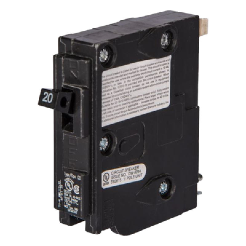 Interruptor automático enchufable tipo QD 1 polo, 30 amp