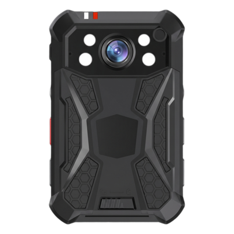 Body Camera Portátil / Grabación a 2K / Pantalla 2.4" LCD / IP68 / H.265 / 64GB de Almacenamiento / GPS / WIFI / 3G y 4G / Fotos de Hasta 40 Megapixel / Micrófono Integrado