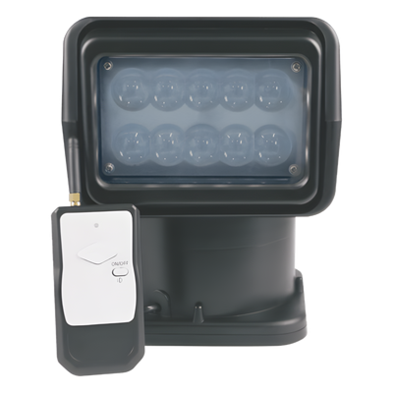Faro de búsqueda 30W, IP65, 8000 Lux a 5m con Control Remoto