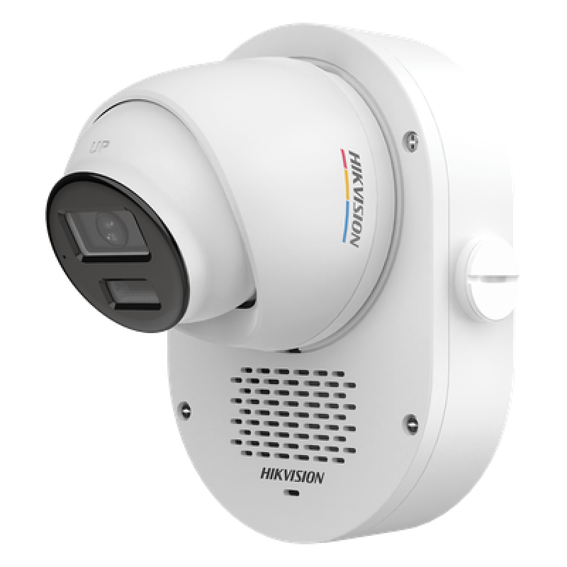 Cámara Turret TURBOHD 2 Megapixel (1080p) / Imagen a Color 24/7 con Apertura F1.0 / Audio Bidireccional y Sirena / Luz Blanca e IR 40 m (131.2 ft) / IP67 / Smart-Hybrid Light / 3D DNR