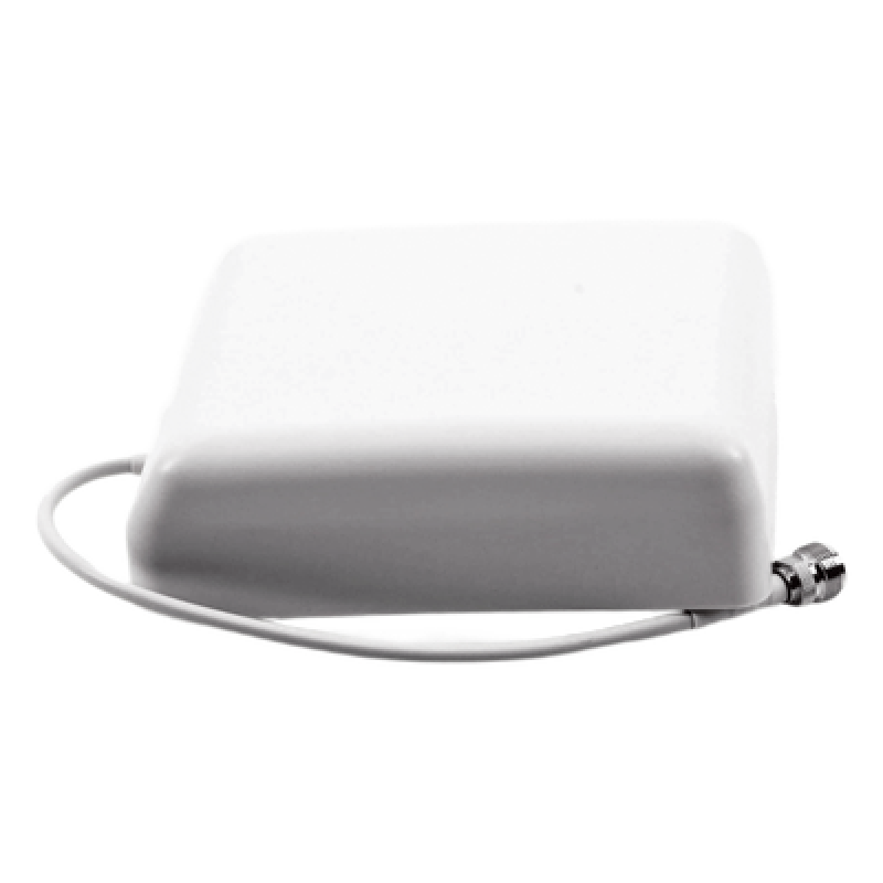 Antena Direccional tipo Panel / LTE 698-2700 MHz / 4 Bandas / Ganancia 5-8 dBi / Polarización Vertical / Montaje Pared