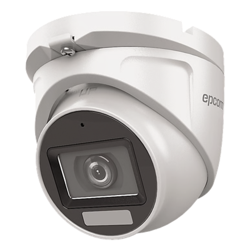 Cámara Turret TURBOHD / 2 Megapixel / Dual Light 30 m (98.4 ft) IR + 20 m (65.6 ft) Luz Blanca / Audio Integrado / IP66 / Metal
