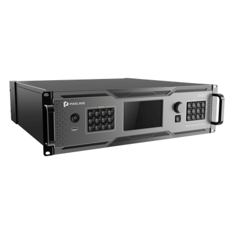 Switcher de Presentación 4K / 12 Capas DL / 10G Fibra Óptica 10 km (6.2 mi) / HDMI 2.0 DP 1.2 12G-SDI / Dante 32x32 / Multiviewer Dedicado / Latencia 1 Frame
