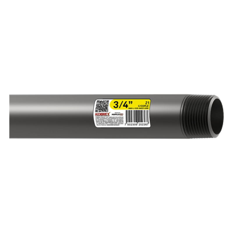 Tubo Conduit Pared Gruesa Acero Galvanizado de 2" x 3 m / Recubrimiento Zinc Interior y Exterior / Inmersión en Caliente / Etiqueta Amarilla / NMX-J-535-ANCE.