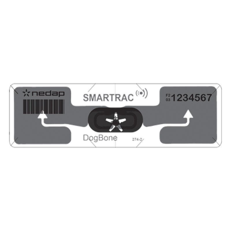 Etiqueta UHF para Exterior / Identificación Vehicular / Pasiva EPC Gen 2 / Alcance 12 m (39.4 ft) / IP65 / Adhesivo Transparente / Resistente UV y Vandalismo