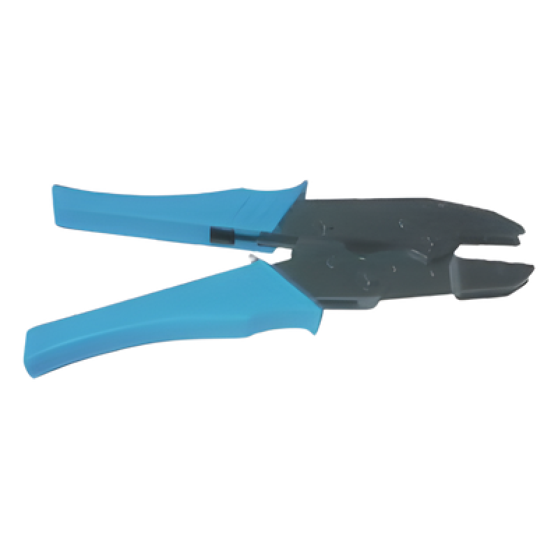 Pinzas Individuales para Plegar Conectores de Anillo. Requiere Juego de Mordarzas de acuerdo al Diámetro del Cable y Tipo de Conector.
