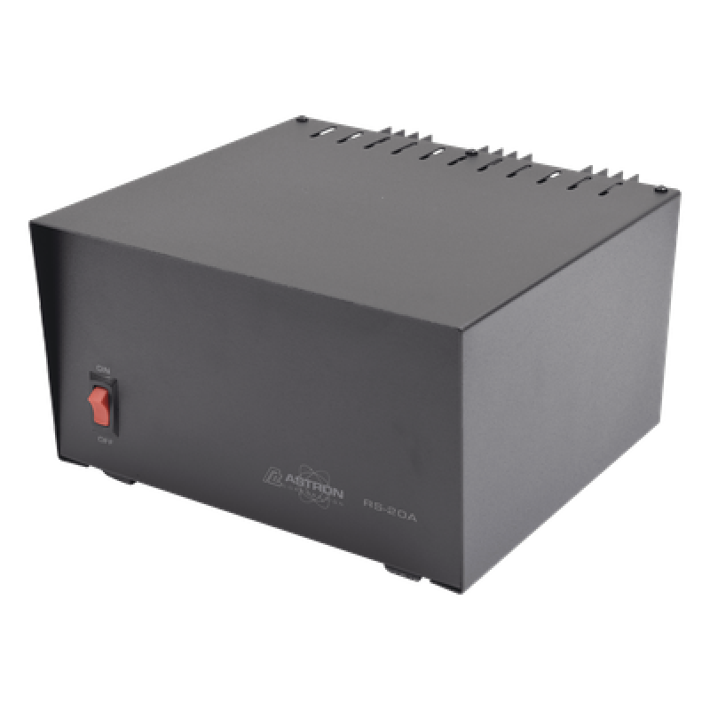 Fuente de Poder Lineal / 13.8 Vcc 20 A / Regulación Electrónica / Protección Sobrecarga / Disipador Térmico / Radios 50W