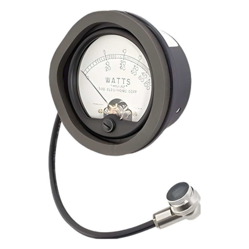 Kit de Carátula-Medidor / 100 Watt / 30 µA / 1400 Ohm / Diámetro 89 mm / Compatible con Wattmetro Bird 43