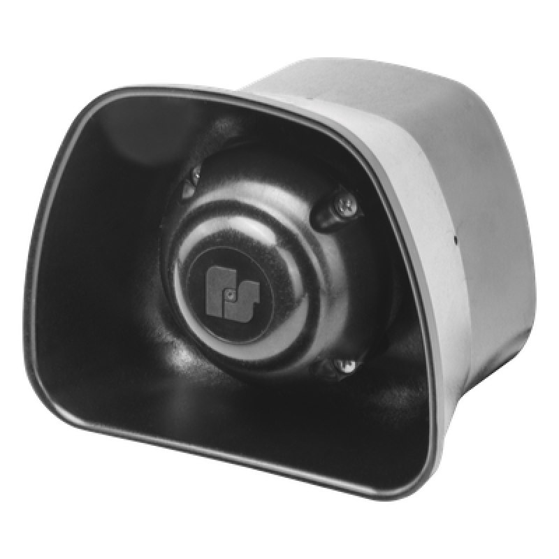 Sirena/Bocina Compacta / 30 W / 112.3 dBA / 16 Tonos / 12 V / 11.5 ft / CE