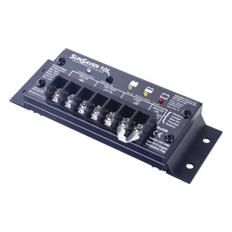 Controlador de Carga Solar SunSaver PWM 20 A / 12 VCC / Encapsulado Epóxico / Clase 1 Div 2 / Compensación de Temperatura