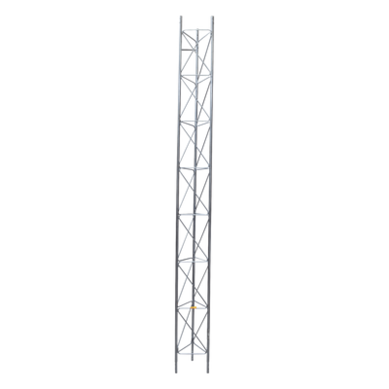 Tramo de Torre Arriostrada de 3m x 35cm, Galvanizado por Inmersión, Hasta 45 m de Elevación. Zonas Húmedas.