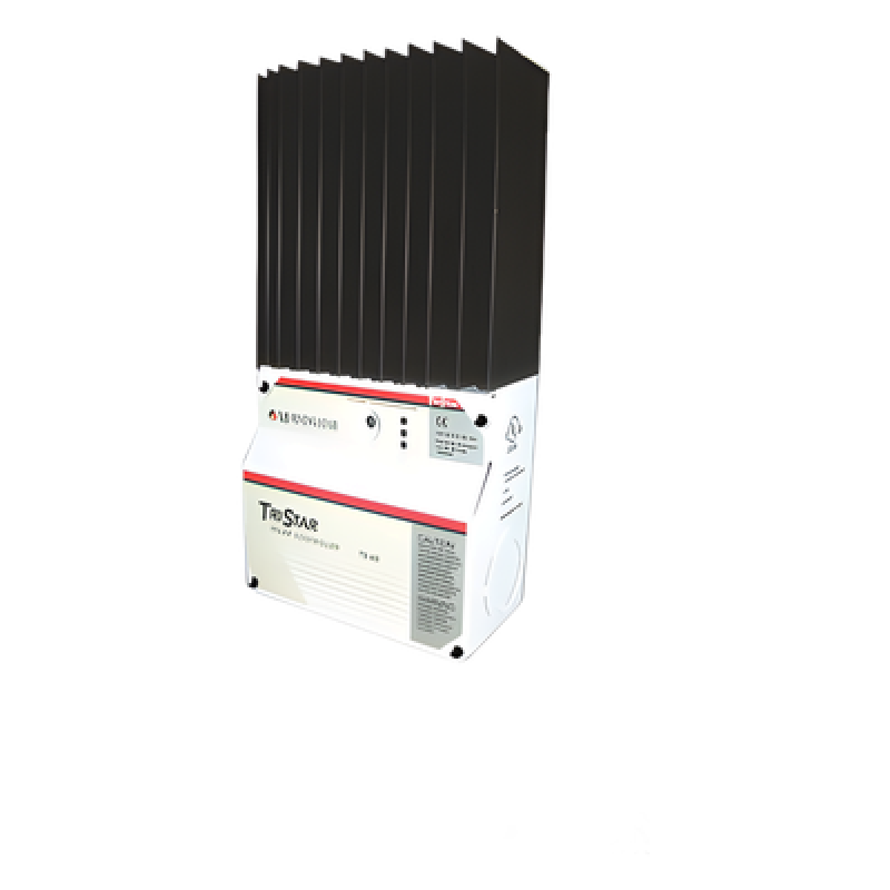 Controlador de Carga Solar TriStar PWM 60 A / 12V 24V 48V / Puerto RS-232 / Hasta 4 kW / Disipador de Calor / 7 Preajustes