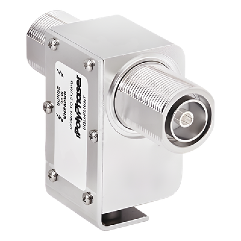 Protector Coaxial RF de Banda Ancha Para Combinadores de 100 a 512 MHz Con Conectores DIN Hembra
